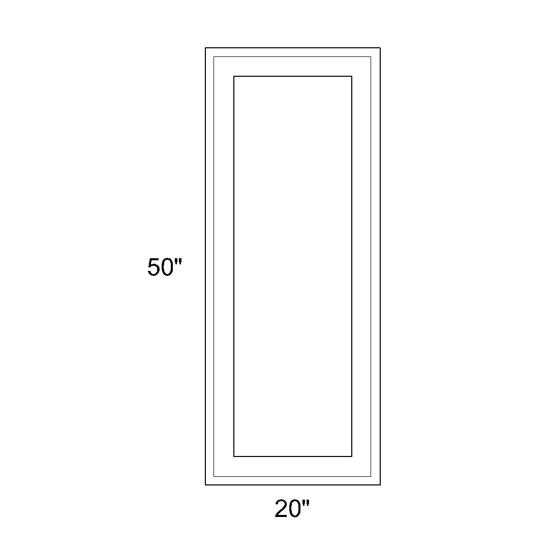 20 x 50 - Fixed Switchable LC Privacy Glass Window - White Vinyl ...