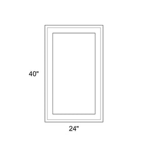 24" x 40" - Switchable Privacy Window - Fixed - White Vinyl