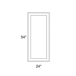 24" x 54" - Switchable Privacy Window - Fixed - White Vinyl