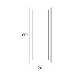 24" x 60" - Switchable Privacy Window - Fixed - White Vinyl