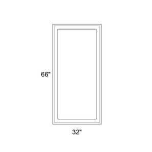 32" x 66" - Switchable Privacy Window - Fixed - White Vinyl