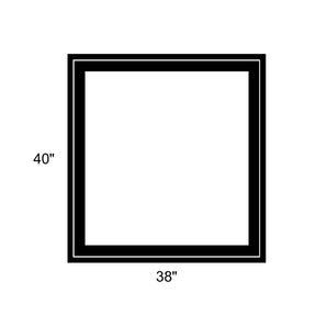 38" x 40" - Switchable Privacy Window - Fixed - Black Vinyl