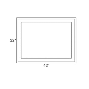 42" x 32" - Switchable Privacy Window - Fixed - White Vinyl