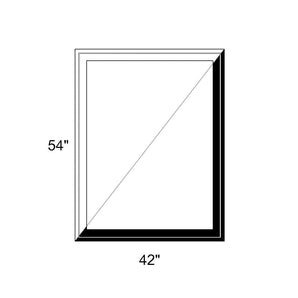 42" x 54" - Switchable Privacy Window - Fixed - Black/White Vinyl