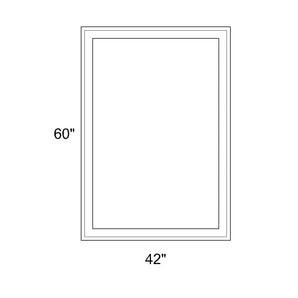 42" x 60" - Switchable Privacy Window - Fixed - White Vinyl