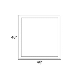 46" x 48" - Switchable Privacy Window - Fixed - White Vinyl