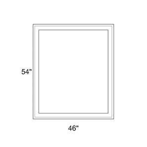 46" x 54" - Switchable Privacy Window - Fixed - White Vinyl