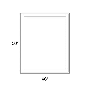 46" x 56" - Switchable Privacy Window - Fixed - White Vinyl