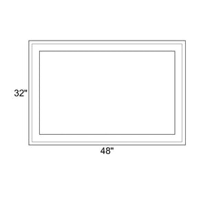 48" x 32" - Switchable Privacy Window - Fixed - White Vinyl