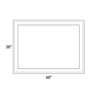 48" x 36" - Switchable Privacy Window - Fixed - White Vinyl