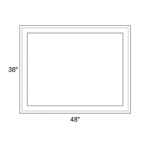 48" x 38" - Switchable Privacy Window - Fixed - White Vinyl