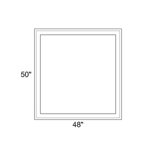 48" x 50" - Switchable Privacy Window - Fixed - White Vinyl