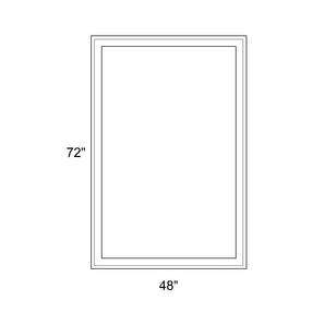 48" x 72" - Switchable Privacy Window - Fixed - White Vinyl