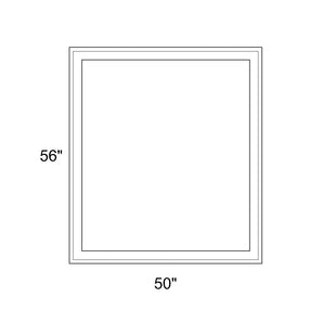 50" x 56" - Switchable Privacy Window - Fixed - White Vinyl