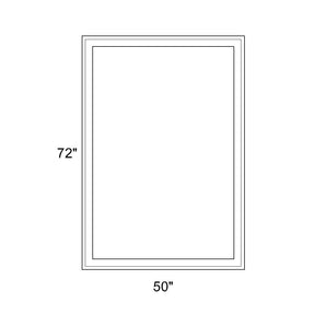 50" x 72" - Switchable Privacy Window - Fixed - White Vinyl