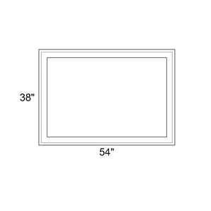 54" x 38" - Switchable Privacy Window - Fixed - White Vinyl