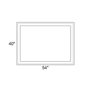 54" x 40" - Switchable Privacy Window - Fixed - White Vinyl