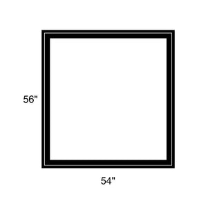 54" x 56" - Switchable Privacy Window - Fixed - Black Vinyl