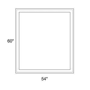 54" x 60" - Switchable Privacy Window - Fixed - White Vinyl