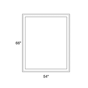 54" x 66" - Switchable Privacy Window - Fixed - White Vinyl