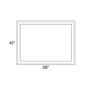 56" x 42" - Switchable Privacy Window - Fixed - White Vinyl