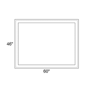 60" x 46" - Switchable Privacy Window - Fixed - White Vinyl