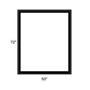 60" x 72" - Switchable Privacy Window - Fixed - Black Vinyl