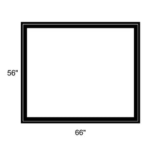 66" x 56" - Switchable Privacy Window - Fixed - Black Vinyl