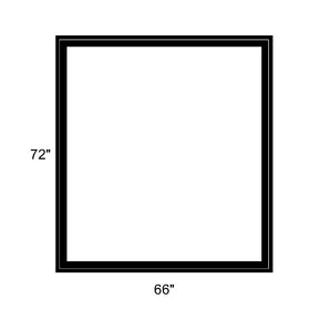 66" x 72" - Switchable Privacy Window - Fixed - Black Vinyl