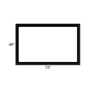 72" x 46" - Switchable Privacy Window - Fixed - Black Vinyl