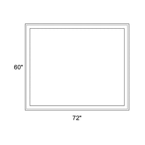 72" x 60" - Switchable Privacy Window - Fixed - White Vinyl