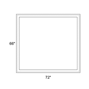 72" x 66" - Switchable Privacy Window - Fixed - White Vinyl